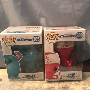 Sulley & Chef (Set) - Funko pop